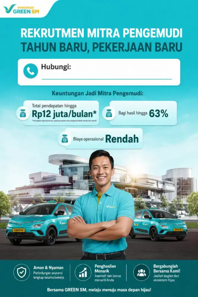 Lowongan Driver GREEN SM