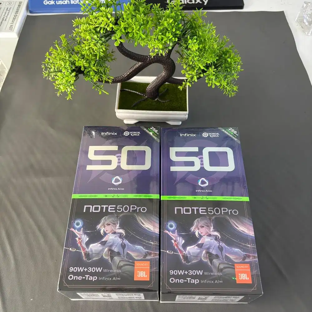 INFINIX NOTE 50 PRO 8+8/256 NEW READY BERGARANSI RESMI