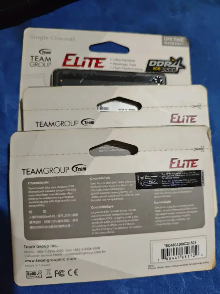 RAM DDR4 LAPTOP TEAMGROUP 3200MHZ BARU SEGEL