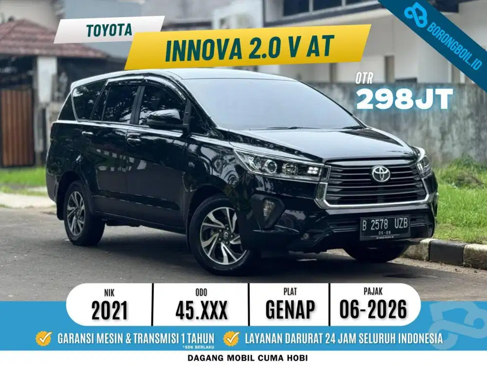 [TERMURAH] Innova 2.0 V AT 2021