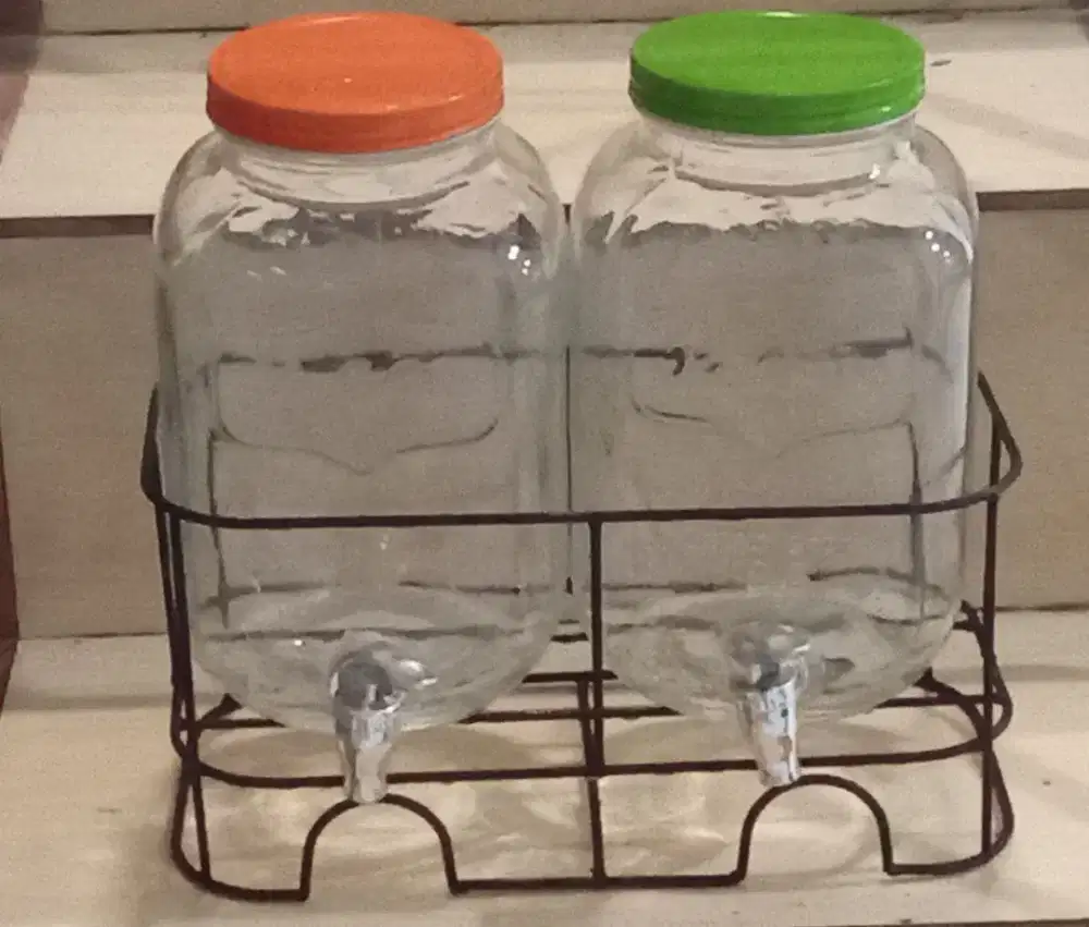 Dispenser kaca kapasitas 5 ltr