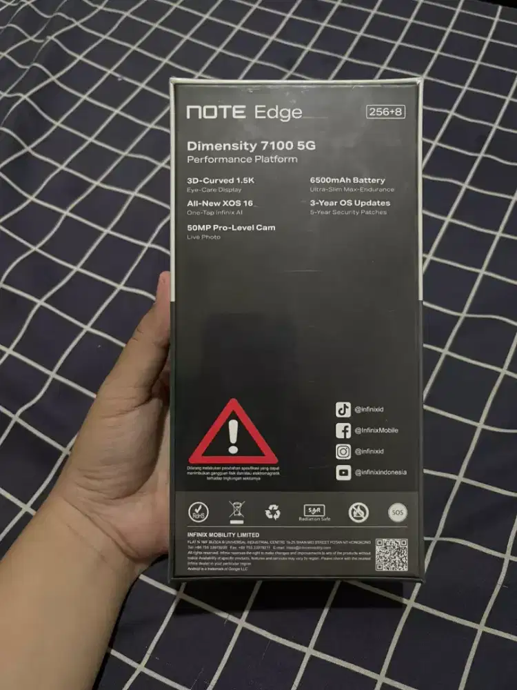 jual cepat infinix note edge 5G masih segel