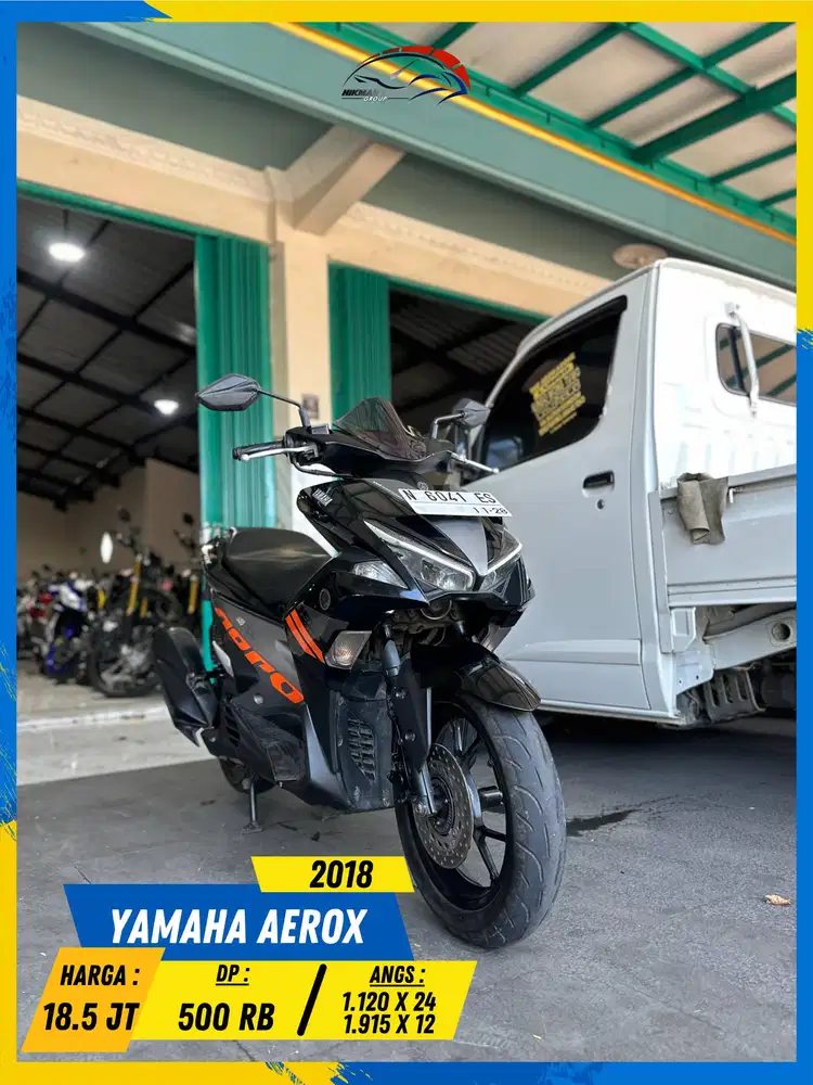 YAMAHA AEROX 2018 MESIN AMAN POLL MASZEHH HIKMAH MOTOR KEPUH
