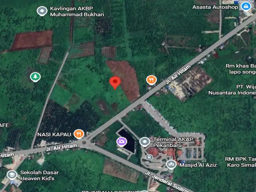 Dijual Lahan Commercial Gateway Concept 17.517 m² Seberang Terminal AKAP, Dekat Mall SKA, Cocok untuk Gudang, Pool Bus & Komersial