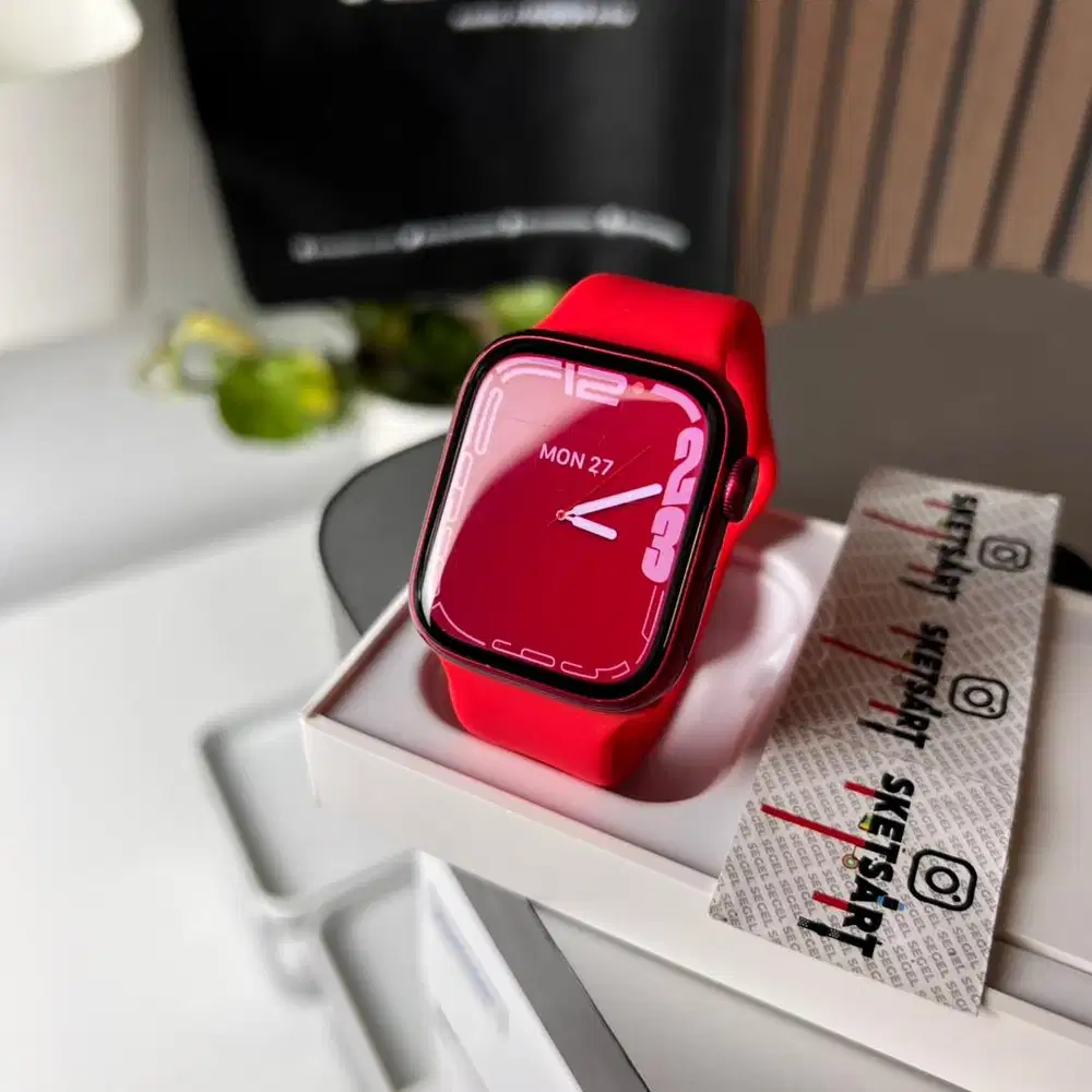 Apple Watch Series 7 41mm Red Edition iwatch