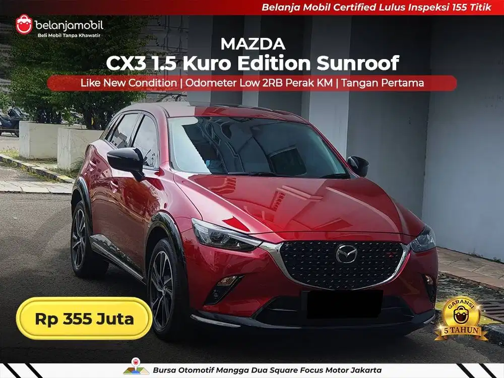 [ LOW KM 2RB ] Mazda CX-3 CX3 CX 3 1.5 Kuro Edition Sunroof 2025/2026