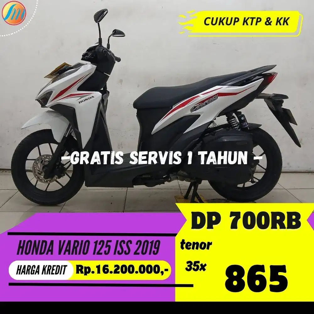 DP CUKUP 700RIBU HONDA VARIO 125 ISS 2019 ANGSURAN SANGAT RENDAH