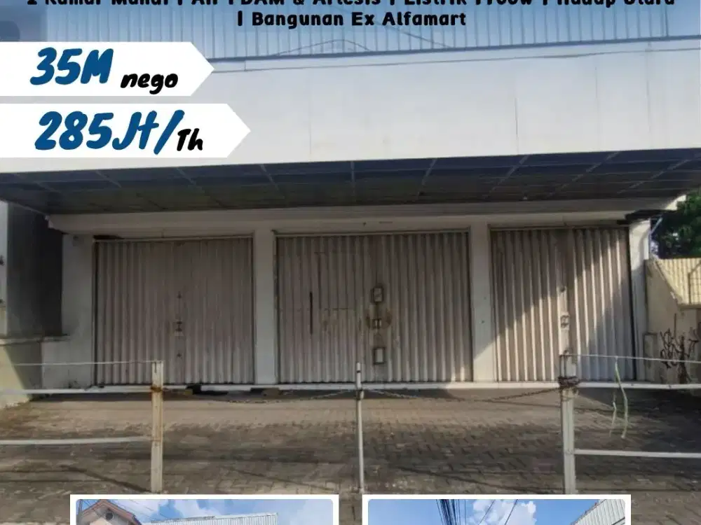 DIJUAL/DISEWAKAN RUKO EX ALFAMART DI JL JEND SUDIRMAN 340 SEMARANG