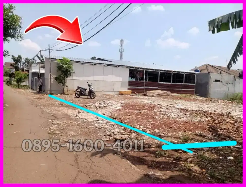 Tanah 518m² masuk mobil di Kranggan Jatisampurna