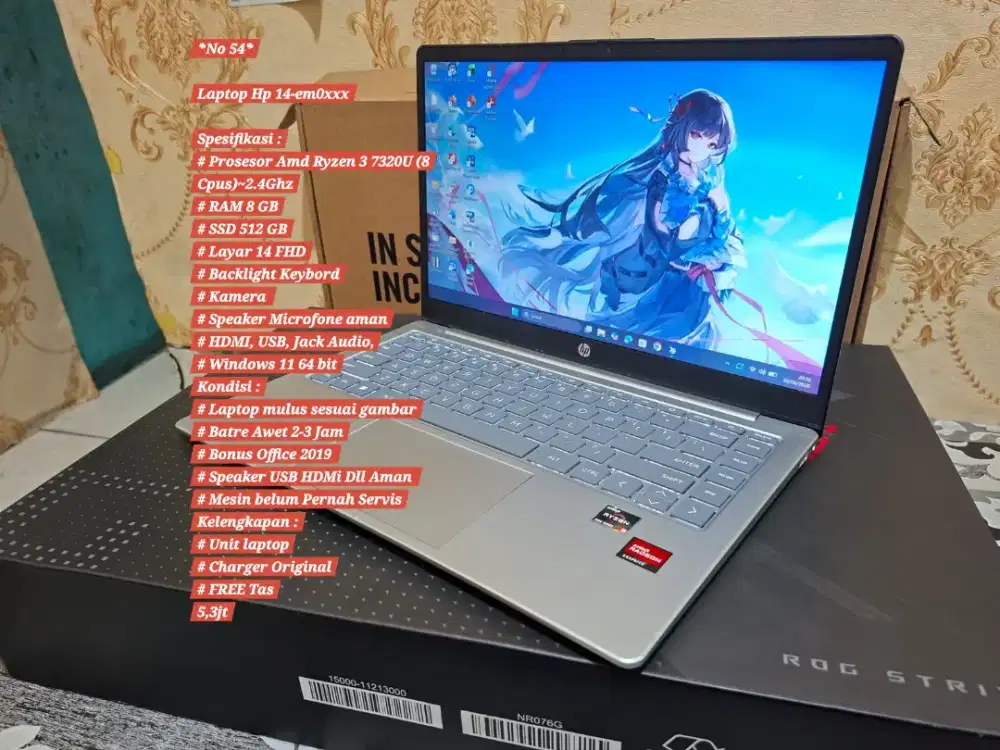 laptop HP 14-em0xxx second