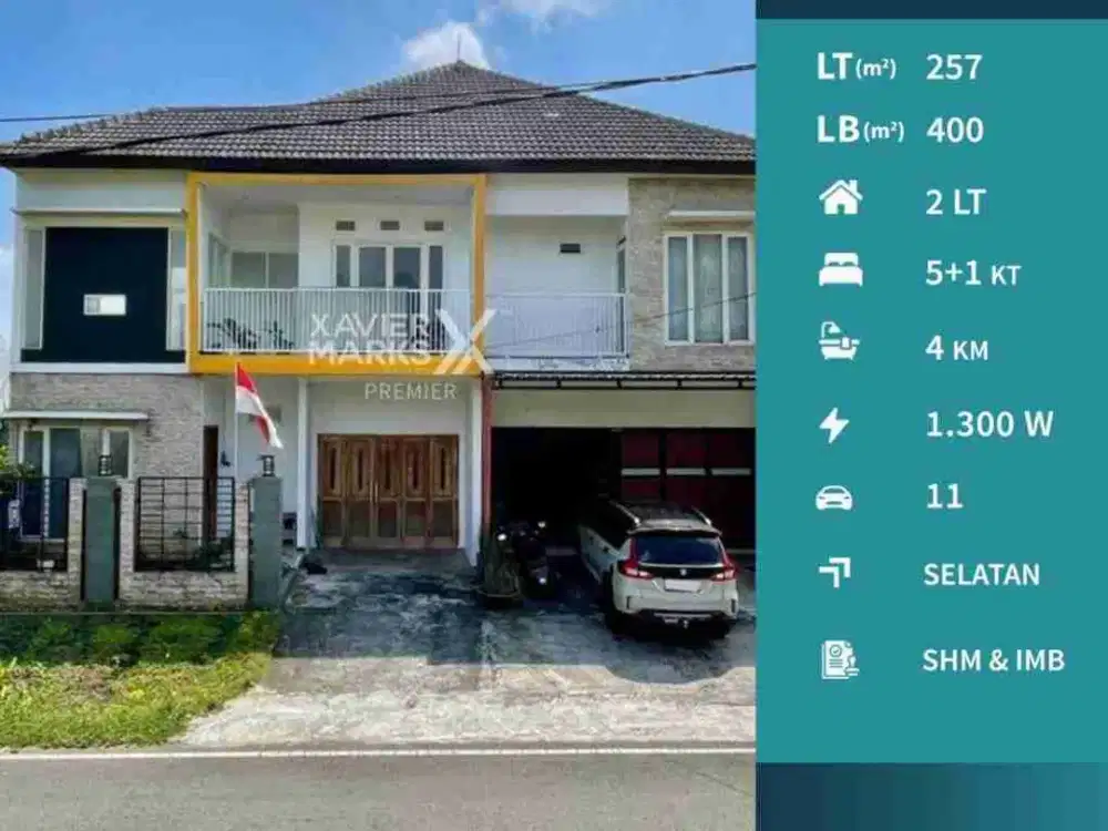 Dijual Rumah + Ruang Usaha di Boulevard Villa Gunung Buring, Cemorokandang, Kota Malang