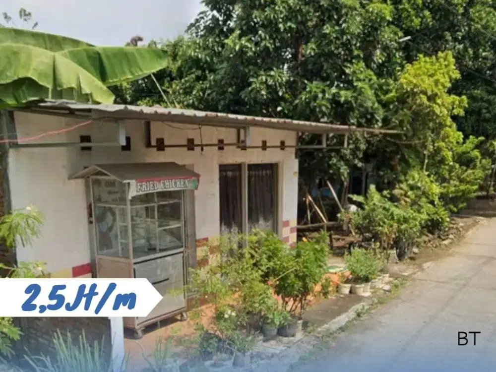 Dijual Tanah Bonus Kios Lokasi Di Gedongan Karanganyar