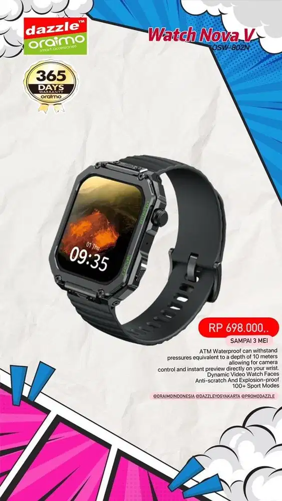 Smartwatch Oraimo Watch Nova V