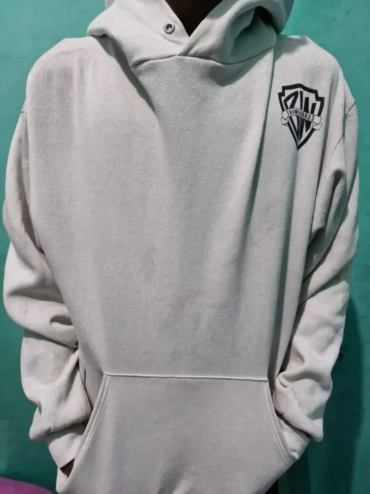 Hoodie Snowboard putih