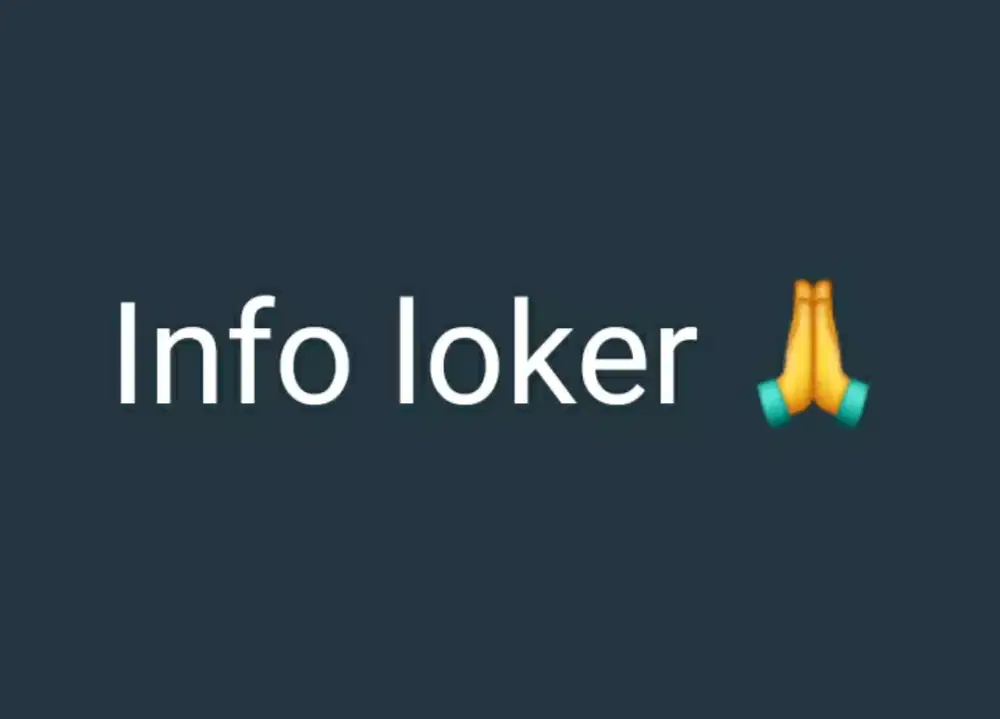 Info lowongan pekerjaan jaga makanan atau STAN jualan.daerah bnjrbru