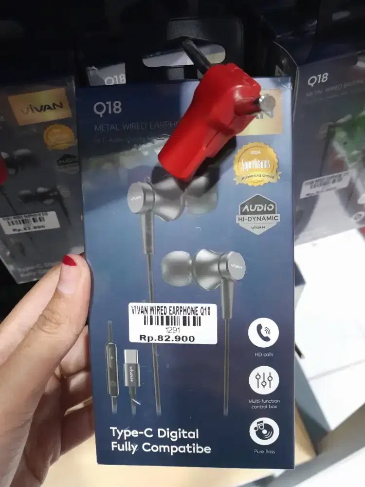 VIVAN WIRED EARPHONE Q18 ATLANTIS DAHSYAT