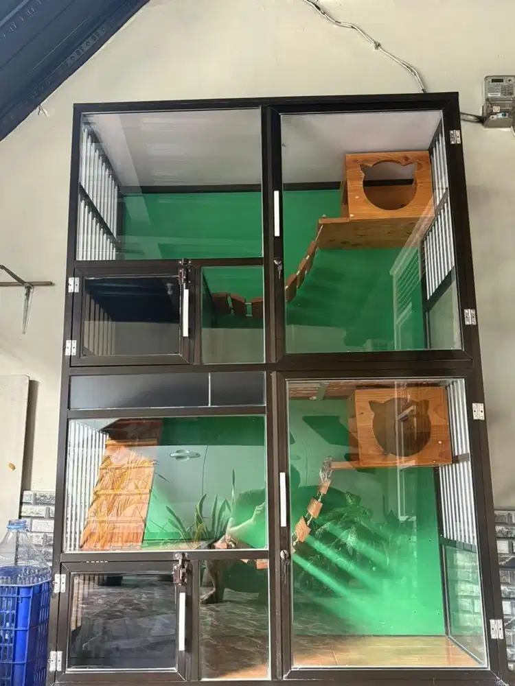 Kandang kucing 2pintu