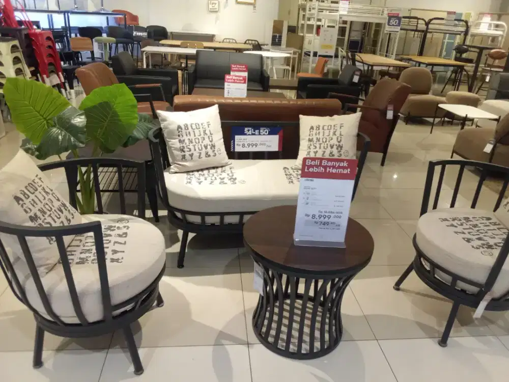 Sofa teras satu set (Bisa Cicilan)