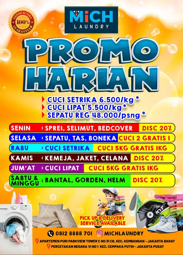DIBUTUHKAN SEGERA KERJA BAGI YG SERIUS ! KARYAWAN LAUNDRY PENGALAMAN