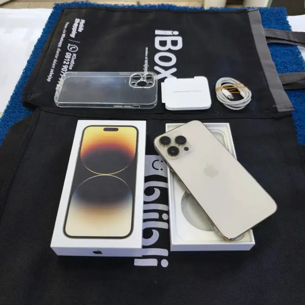 Iphone 14 Pro Max 512gb 99% Like new BH 87% Asli Ex Grs resmi iBox