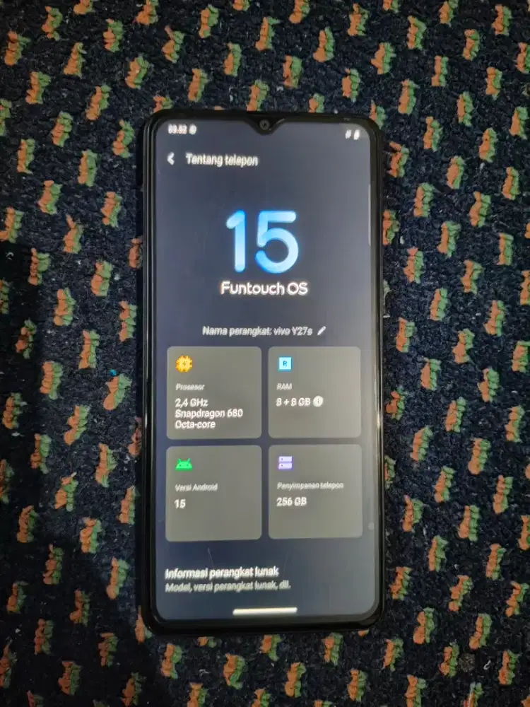 Vivo Y27S 8/256 mulus