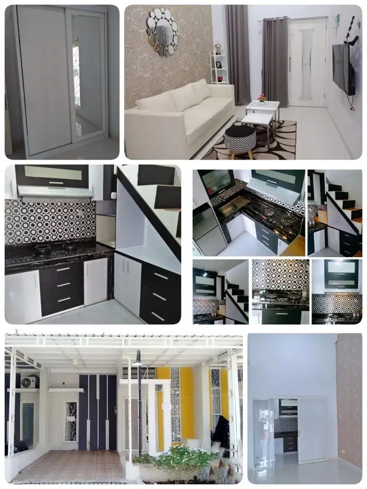 Rumah disewakan baru direnovasi siap huni