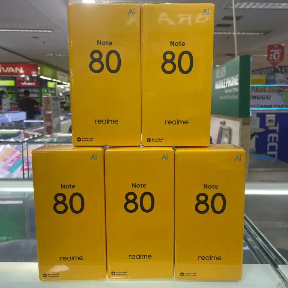 Realme Note 80 ram 4gb+8gb/128gb baru garansi resmi harga Promo