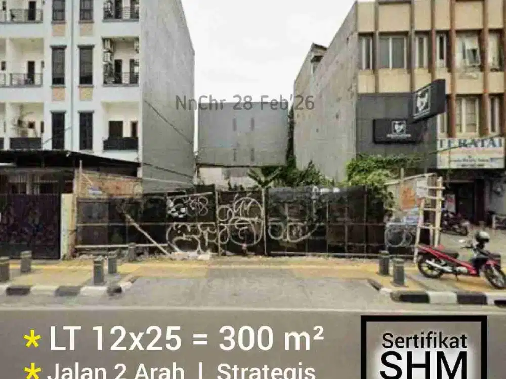 DIJUAL TANAH KAVLING BAGUS 12x25 TANJUNG DUREN RAYA, Jakarta Barat