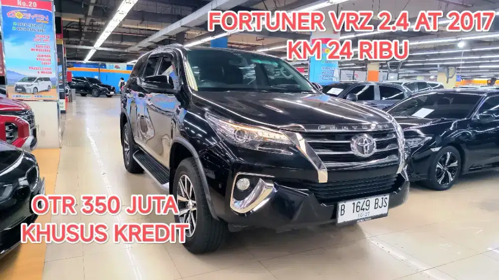 KM 24 ribu TOYOTA FORTUNER 2.4 VRZ AT 2017 KONDISI ISTIMEWA