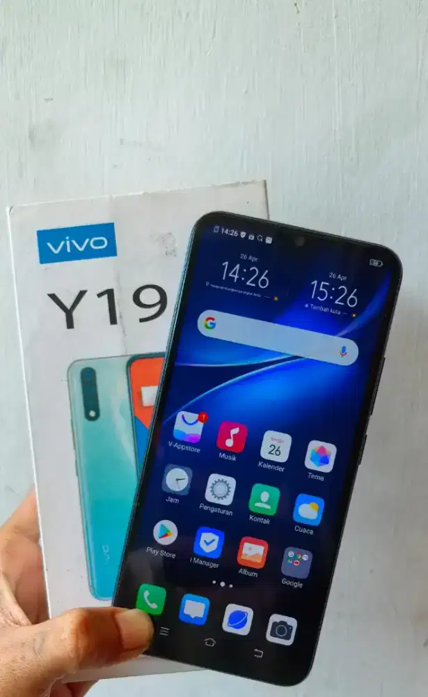 vivo y19 kengkap 8/256