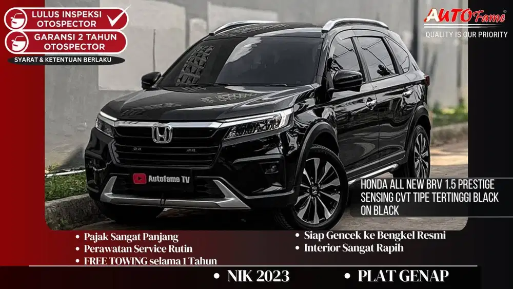 Honda All New BRV 1.5 Prestige Sensing CVT TIPE TERTINGGI 2023