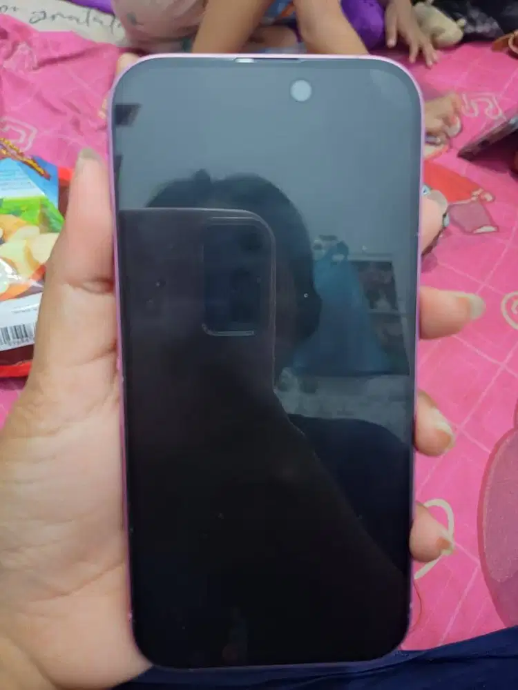 Jual IP 16 Basic 128 Gb, warna PINK