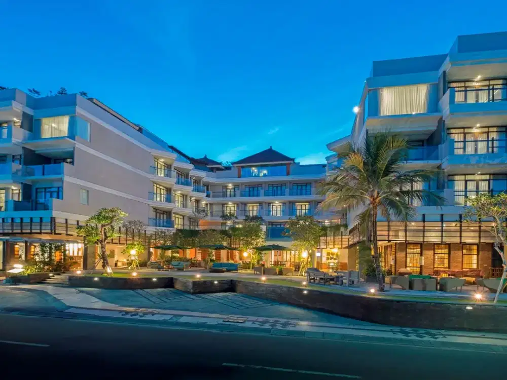 Dijual Hotel Bintang 4 Dengan Lokasi Paling Strategis Didepan Pantai Kuta Wyndham Garden Bali – 155 Kamar di Lahan 6.665 m²