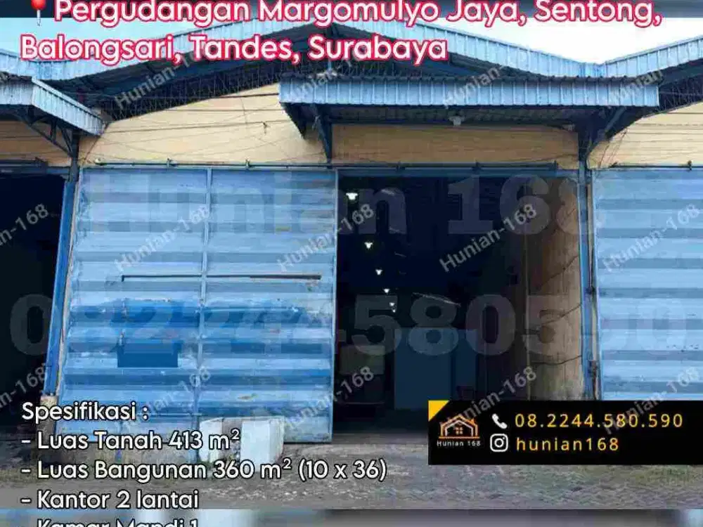 Gudang Pergudangan Margomulyo Jaya Sentong Balongsari Tandes Manukan Wetan Kulon 60 Best Jaya Buntaran Pakal Indah Sememi Jaya Surabaya