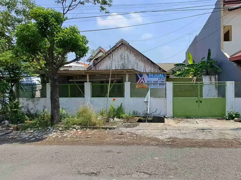 dijual rumah hitung tanah di jl pucang anom timur surabaya