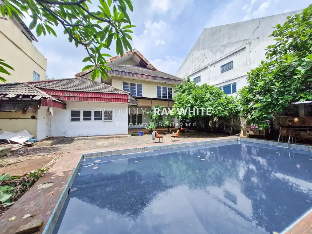 Rumah dijual hitung tanah di Kemang Timur Bangka Jakarta Selatan