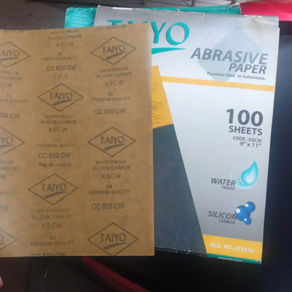 Jual murah amplas merk Taiyo grid 400 dan 600