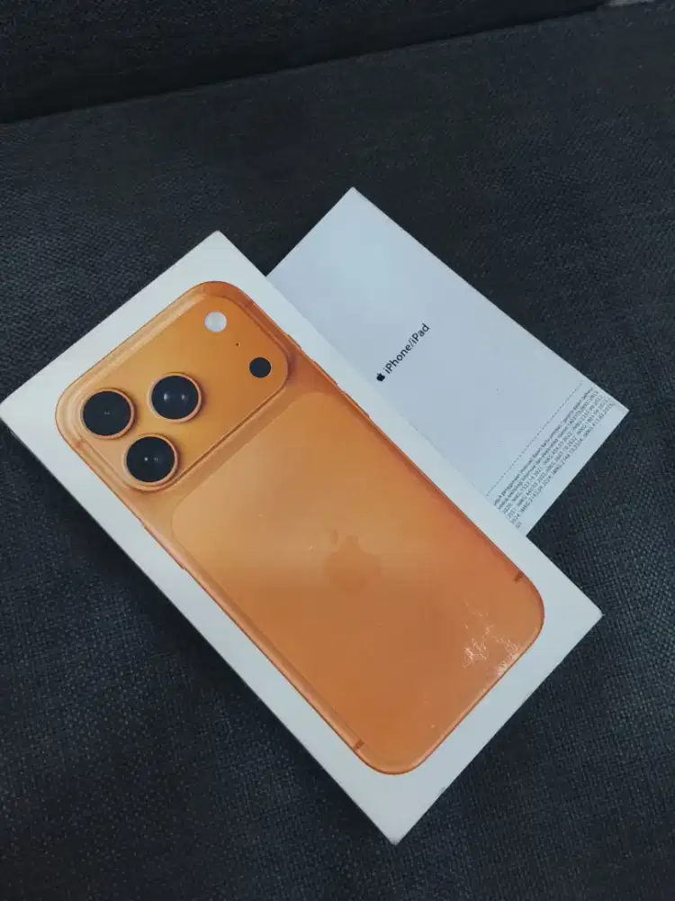 New Iphone 17 Pro 512Gb Resmi Ibox Cosmic Orange