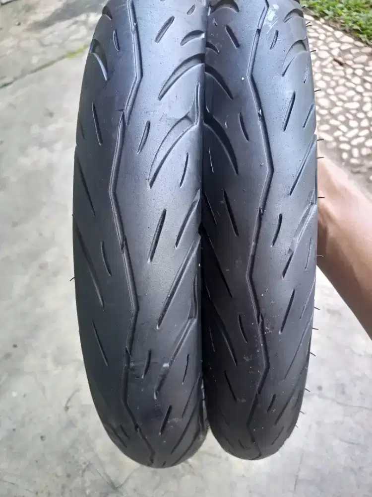 Ban copotan metik sepasang ukuran 80/90-90/90 ring 14