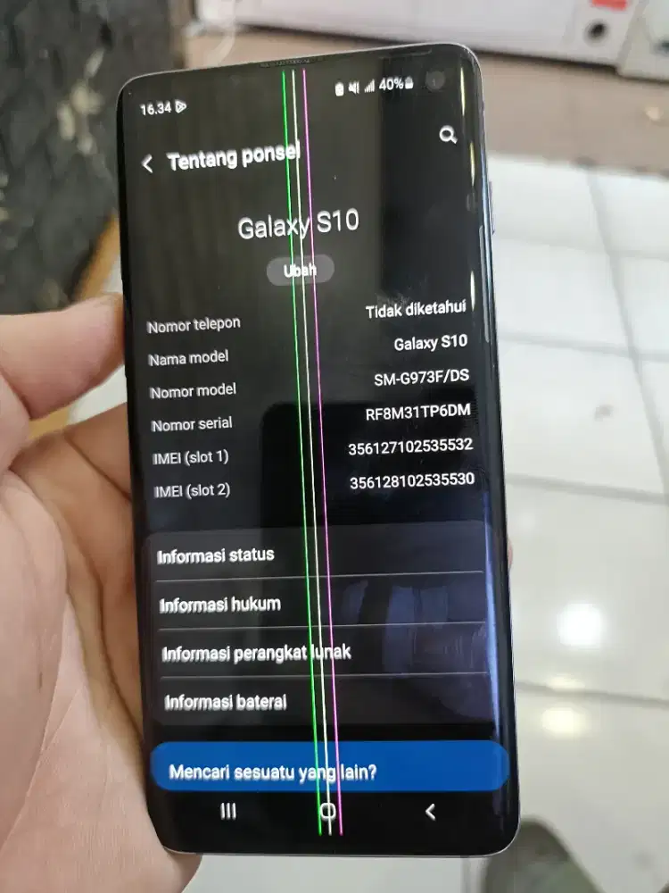 Samsung S10 8/128gb ex sein mulus batangan normal murah