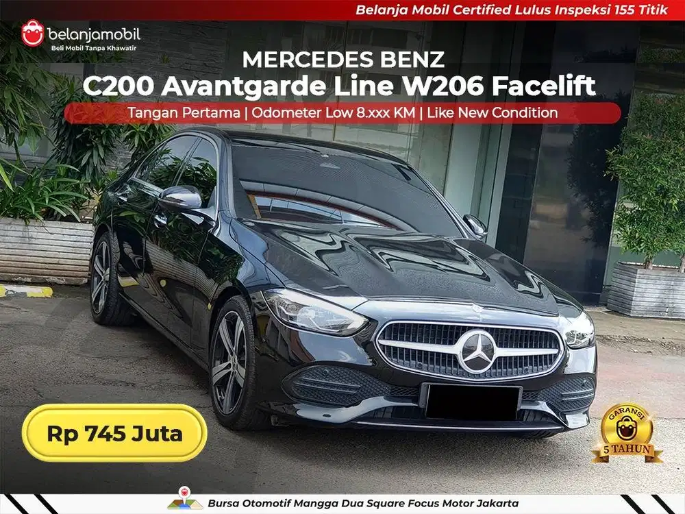 [LOW KM 8RB] Mercedes Benz Mercy C 200 C200 Avantgarde W206 2024/2025