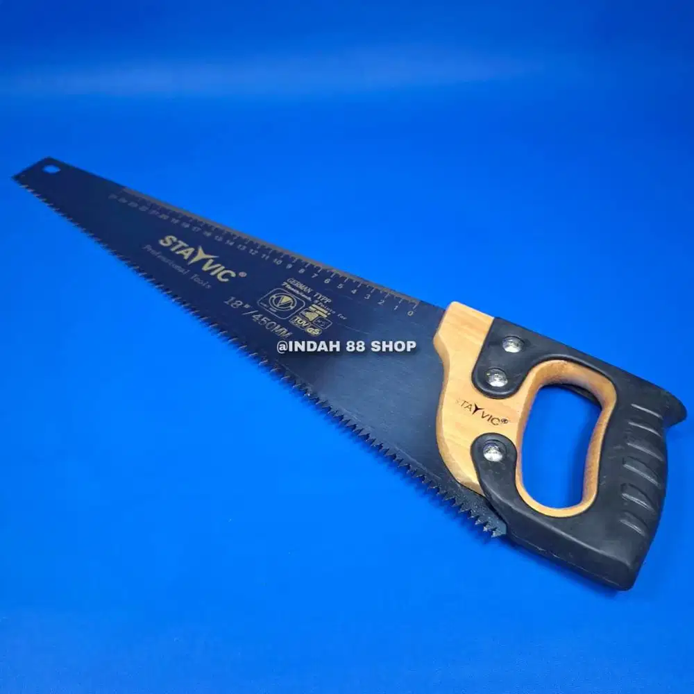 Gergaji Potong Kayu / Gergaji Tangan Gagang Karet / Graji Gorok Kayu