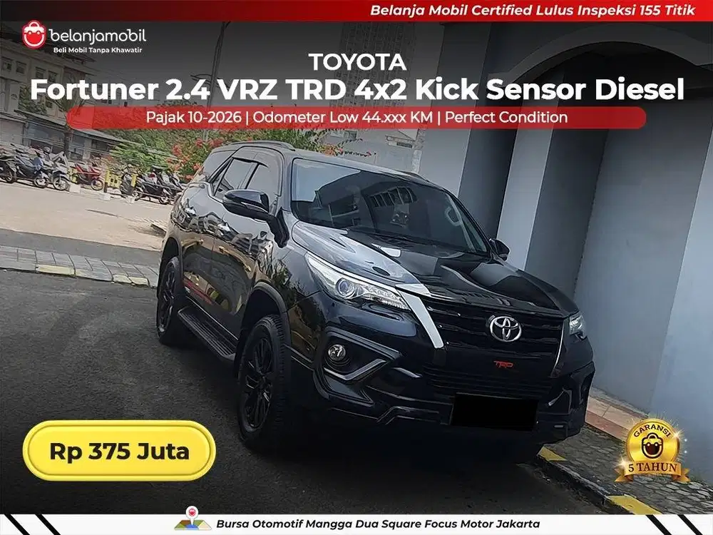 [ LOW KM 44RB ] Toyota Fortuner 2.4 VRZ TRD Sportivo Diesel 2019/2020