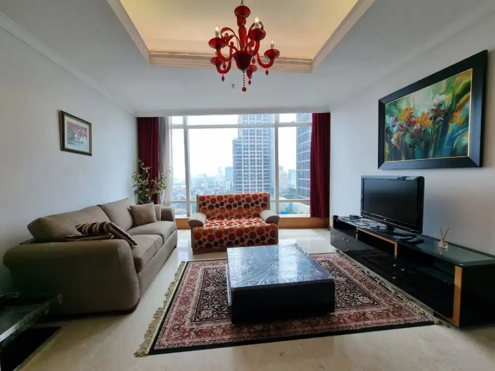 Dijual  Apartemen Kempinski Uk 123m2 Furnished at Jakarta Pusat