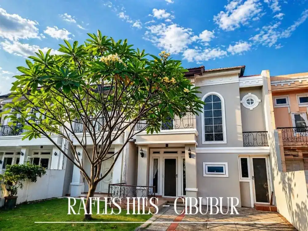 dijual rumah di rafles hills Cibubur