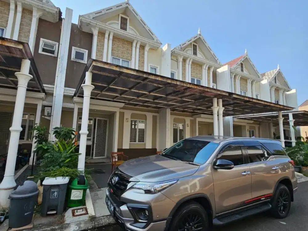 DISEWAKAN RUMAH DALAM CLUSTER SOUTH THAMES DI JAKARTA GARDEN CITY CAKUNG JAKARTA TIMUR