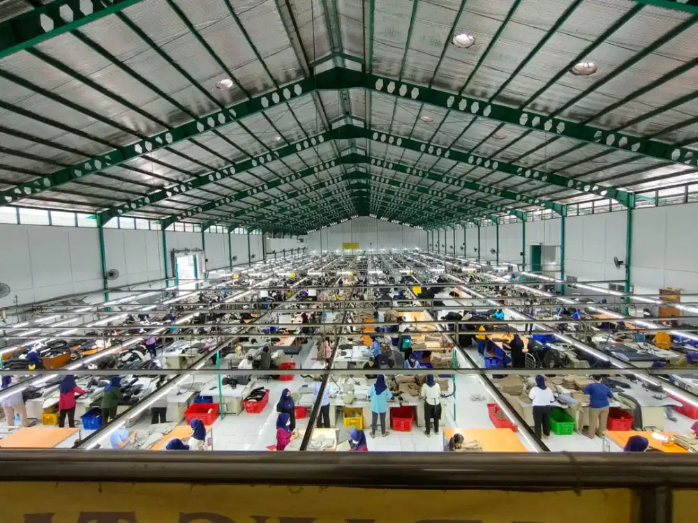 Pabrik Garment Luas Siap Beroperasi Lokasi Gunung Sindur Bogor Jawa Barat