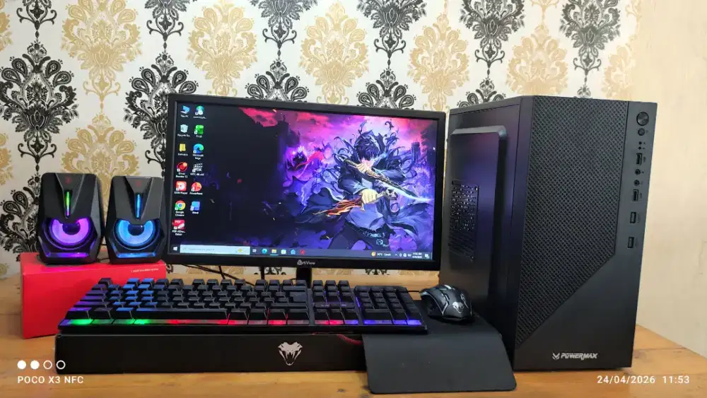 BARU FULLSET CORE I5 (8/256GB) LED 20 KONDISI NORMAL GARANSI 1 TAHUN