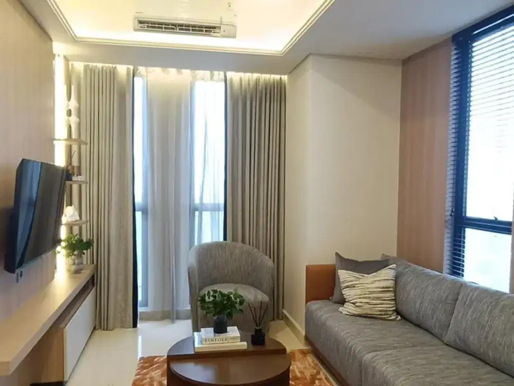 2 BR di BSD - Upperwest Hanya Rp. 2.4 M, Apartement Siap Huni, Kolam Renangnya Juara