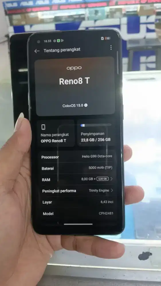 oppo reno 8T 8+4/256gb